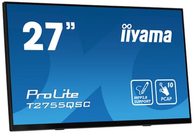 iiyama ProLite T2755QSC-B1 computer monitor 68.6 cm (27") 2560 x 1440 pixels Quad HD LCD Touchscreen Black view 19