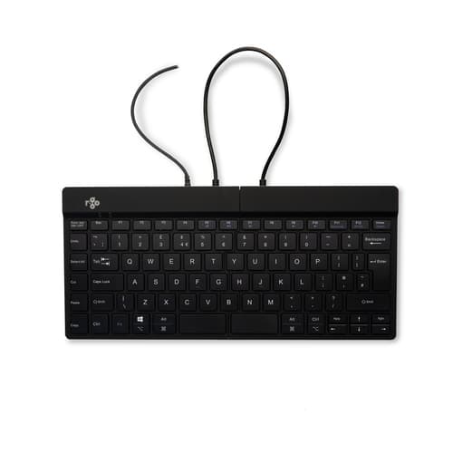 R-Go Tools Ergonomic keyboard R-Go Split Break v2 with break software, ergonomic split keyboard, QWERTY (UK), Wired, black