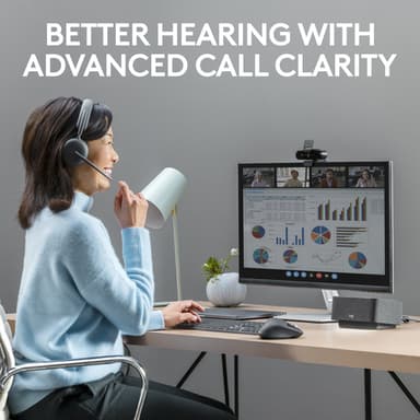 Logitech Zone Wireless 2 Headset Head-band Office/Call center USB Type-C Bluetooth Graphite view 8