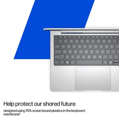 HP EliteBook 8 G1i AI Wolf Pro Security Edition Intel Core Ultra 7 255U Laptop 35.6 cm (14") WUXGA 24 GB DDR5-SDRAM 512 GB SSD Wi-Fi 6E (802.11ax) Windows 11 Pro AI PC Silver view 7
