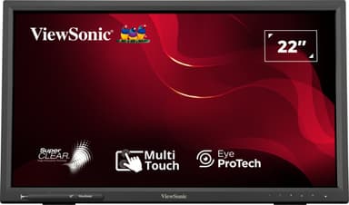 Viewsonic TD2223-2 computer monitor 55.9 cm (22") 1920 x 1080 pixels Full HD LCD Touchscreen Black view 1