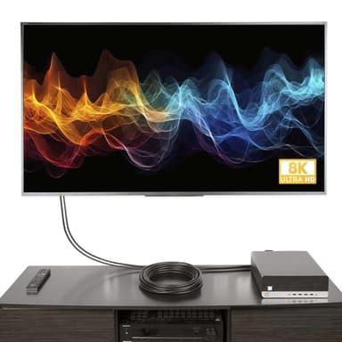 StarTech.com 7.6m (25ft) Active DisplayPort 1.4 Cable, DP8K DisplayPort Cable w/HBR3, HDR10, MST, DSC 1.2, HDCP 2.2, 8K 60Hz, 4K 120Hz - DP 1.4 Cable M/M view 5