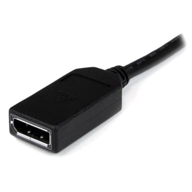 StarTech.com 8" (20 cm) DMS-59 to Dual DisplayPort Adapter Cable - 4K x 2K Video - LFH DMS 59 pin (M) to 2x DisplayPort 1.2 (F) Splitter Y Cable - LFH Graphics Card to Dual DP Monitors view 2