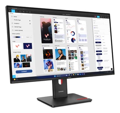 Lenovo ThinkVision T32UD-40 Monitor view 3