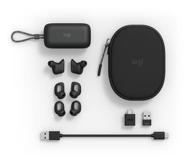 Logitech Zone True Wireless Headset Bluetooth Graphite view 5