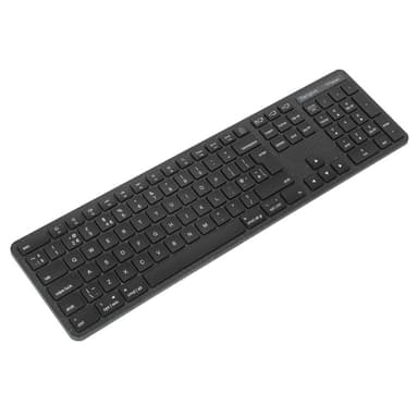 Targus EcoSmart AKB873UK keyboard Universal RF Wireless + Bluetooth QWERTY UK English Black view 2