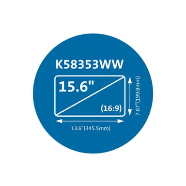 Kensington MagPro Magnetic Privacy Screen Filter for Laptops 15.6" (16:9) view 13
