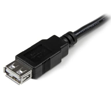 StarTech.com 6in USB 2.0 Extension Adapter Cable A to A - M/F view 4