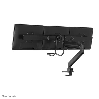 Neomounts NM-D775DX3BLACK Monitor arm 17-27" - gas spring - Topfix - 180°-stop view 10