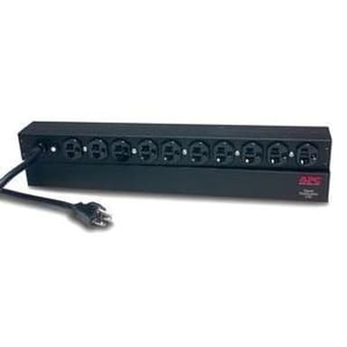 APC Rack PDU, Basic, 1U, 20A, 120V power distribution unit (PDU) Black view 1