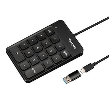 Targus AKP13GL numeric keypad Universal USB Black view 1