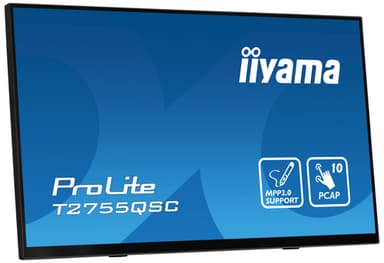 iiyama ProLite T2755QSC-B1 computer monitor 68.6 cm (27") 2560 x 1440 pixels Quad HD LCD Touchscreen Black view 4