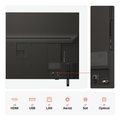 LG 50QNED84A6C.AEK TV 127 cm (50") 4K Ultra HD Smart TV Wi-Fi Brown view 4