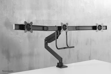 Neomounts NM-D775DX3BLACK Monitor arm 17-27" - gas spring - Topfix - 180°-stop view 16