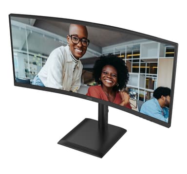AOC E4 CU34E4CV computer monitor 86.4 cm (34") 3440 x 1440 pixels UltraWide Quad HD LCD Black view 11