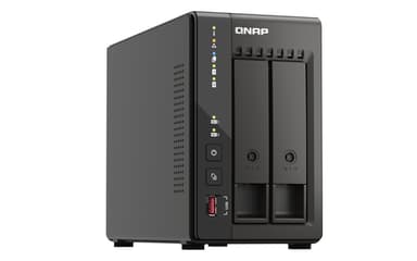 QNAP QVP-21C NAS/storage server Tower Intel® Celeron® J6412 8 GB DDR4 0 TB QVR Pro Black view 2