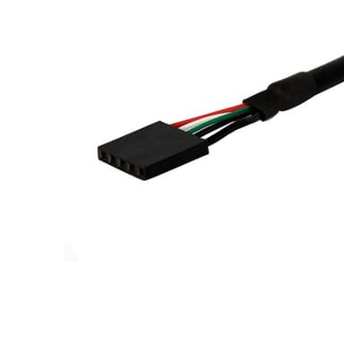 StarTech.com 3 ft Panel Mount USB Cable - USB A to Motherboard Header Cable F/F view 3