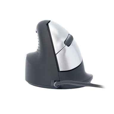 R-Go Tools Ergonomic mouse R-Go HE Break with break software, medium (hand size 165-185 mm), left-handed, Wired, black view 2