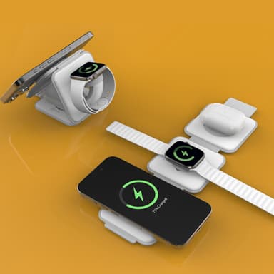 j5create Qi2 3-in-1 Magnetic Travel Wireless Charging Station view 6