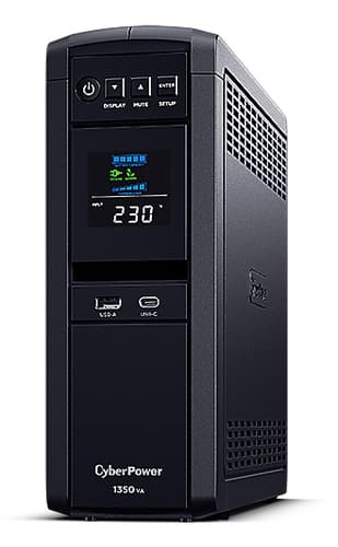 CyberPower CP1350EPFCLCD-UK uninterruptible power supply (UPS) Line-Interactive 1.35 kVA 810 W 6 AC outlet(s)