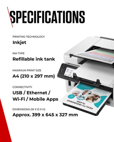 Canon MAXIFY GX6550 Inkjet A4 600 x 1200 DPI Wi-Fi view 9