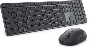 DELL Pro 7 Slim KM726 keyboard Mouse included Home/Office RF Wireless + Bluetooth QWERTY US International Black view 1
