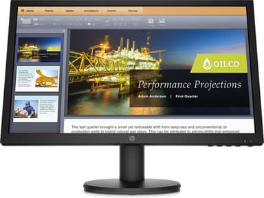 HP P-Series P21b G4 computer monitor 52.6 cm (20.7") 1920 x 1080 pixels Full HD LED Black view 1