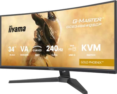 iiyama G-MASTER GCB3486WQSCP-B1 computer monitor 86.4 cm (34") 3440 x 1440 pixels UltraWide Quad HD Black view 9
