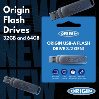 Origin Storage Origin 64GB USB-A flash drive 3.2 Gen1 view 3