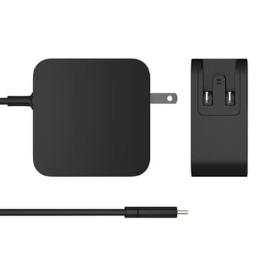 j5create 102W GaN PD USB-C 2-Port Charger with Changeable AC Plugs view 5
