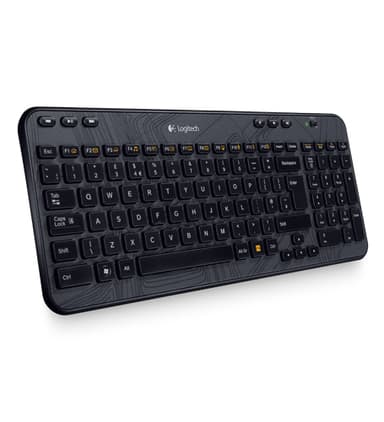 Logitech K360 keyboard Home RF Wireless QWERTY Turkish Black view 1
