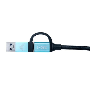 i-tec USB-C Cable to USB-C with Integrated USB 3.0 Adapter view 2