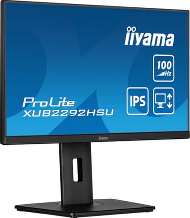 iiyama ProLite XUB2292HSU-B6 computer monitor 54.6 cm (21.5") 1920 x 1080 pixels Full HD LED Black view 4