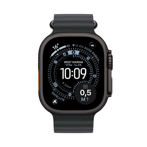 Apple Watch Ultra 3 GPS + Cellular 49mm Black Titanium Case with Black Ocean Band