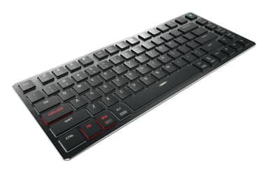 CHERRY KW X ULP 2.0 MINI keyboard Home/Office USB + RF Wireless + Bluetooth QWERTY US English Black view 2