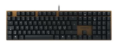 CHERRY KC 200 MX keyboard Gaming USB QWERTY Nordic Black, Bronze view 1