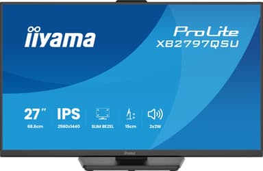 iiyama ProLite XB2797QSU-B1 computer monitor 68.6 cm (27") 2560 x 1440 pixels Quad HD LED Black view 6
