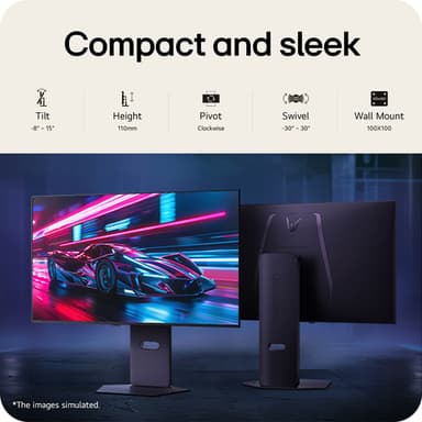 LG UltraGear OLED GX8 32GX850A-B 4K UHD Dual-Mode: 165Hz -330Hz gaming monitor view 21