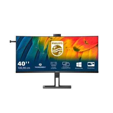 Philips 40B1U6903CH/00 computer monitor 100.8 cm (39.7") 5120 x 2160 pixels 5K Ultra HD LCD Black view 1
