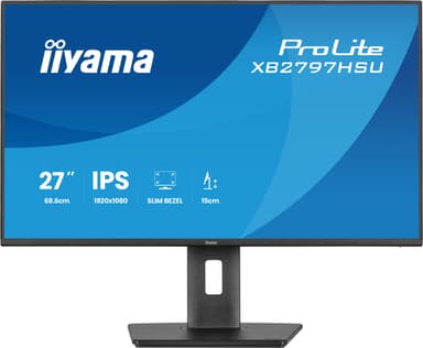 iiyama ProLite XB2797HSU-B1 computer monitor 68.6 cm (27") 1920 x 1080 pixels Full HD LED Black view 5