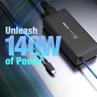 j5create JUP17140 140W GaN PD3.1 USB-C® - EU view 4