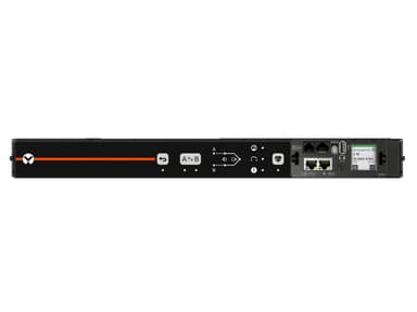 Vertiv Geist AUS5M1R5-06L137-1C14C14A900-D power distribution unit (PDU) 6 AC outlet(s) 0U Black view 1