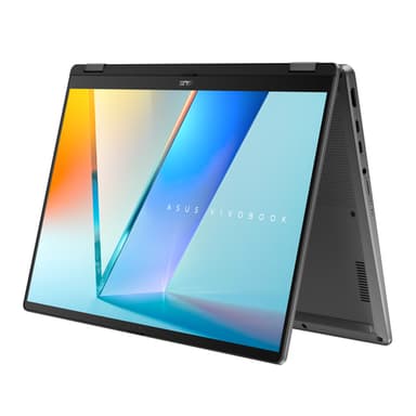 ASUS Vivobook 14 Flip TP3407SA-QL011W Intel Core Ultra 5 226V Hybrid (2-in-1) 35.6 cm (14") Touchscreen WUXGA 16 GB LPDDR5x-SDRAM 512 GB SSD Wi-Fi 7 (802.11be) Windows 11 Home Grey view 1