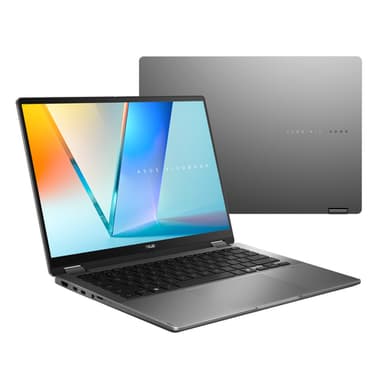 ASUS Vivobook 14 Flip TP3407SA-QL011W Intel Core Ultra 5 226V Hybrid (2-in-1) 35.6 cm (14") Touchscreen WUXGA 16 GB LPDDR5x-SDRAM 512 GB SSD Wi-Fi 7 (802.11be) Windows 11 Home Grey view 8