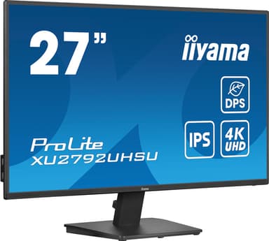 iiyama ProLite XU2792UHSU-B6 computer monitor 68.6 cm (27") 3840 x 2160 pixels 4K Ultra HD LED Black view 1