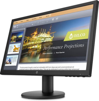 HP P-Series P21b G4 computer monitor 52.6 cm (20.7") 1920 x 1080 pixels Full HD LED Black view 2