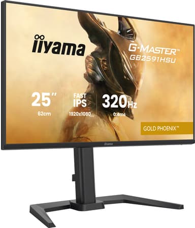 iiyama G-MASTER GB2591HSU-B1 computer monitor 62.2 cm (24.5") 1920 x 1080 pixels Full HD LED Black view 3