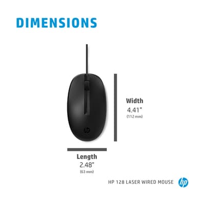 HP 128 Laser Wired Mouse view 5