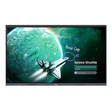 BenQ RE8605E interactive whiteboard 2.18 m (86") 3840 x 2160 pixels Touchscreen Black USB view 1