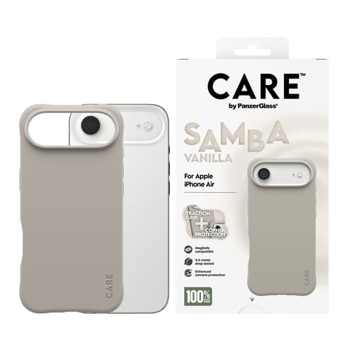 PanzerGlass CARE™ by ® Samba Case Vanilla w. MagSafe iPhone Air